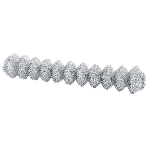 vidaXL Kedjelänk Stängsel 10 x 1,6 m Galvaniserat stål Silver