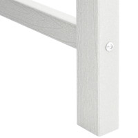 Produktbild för Trädgårdsbänk Vit 120 x 59 x 88 cm HDPE