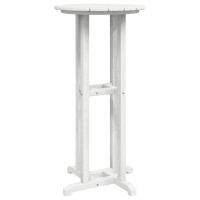 Produktbild för Barbord Vit 55 x 55 x 107 cm polyeten