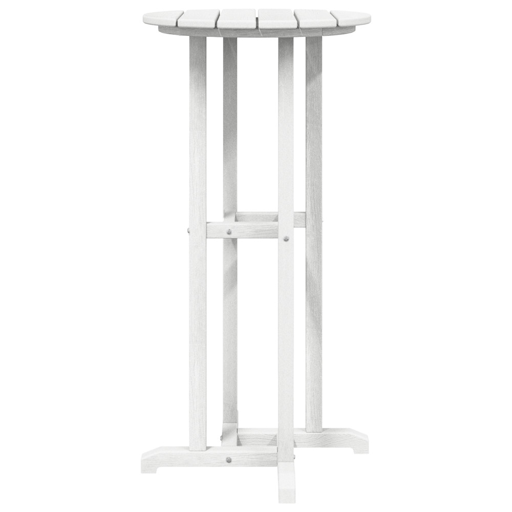 Produktbild för Barbord Vit 55 x 55 x 107 cm polyeten