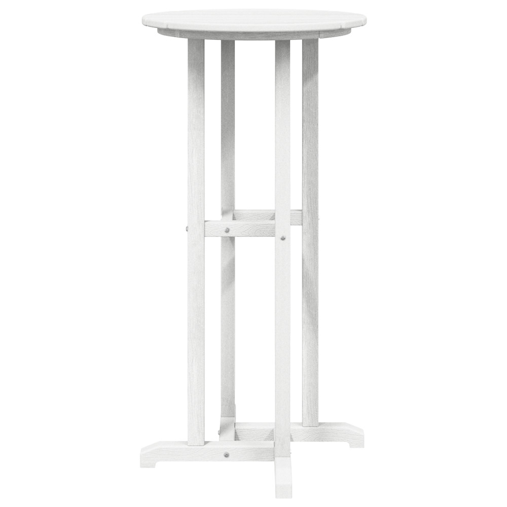 Produktbild för Barbord Vit 55 x 55 x 107 cm polyeten