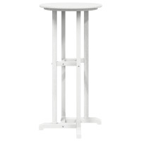 Produktbild för Barbord Vit 55 x 55 x 107 cm polyeten