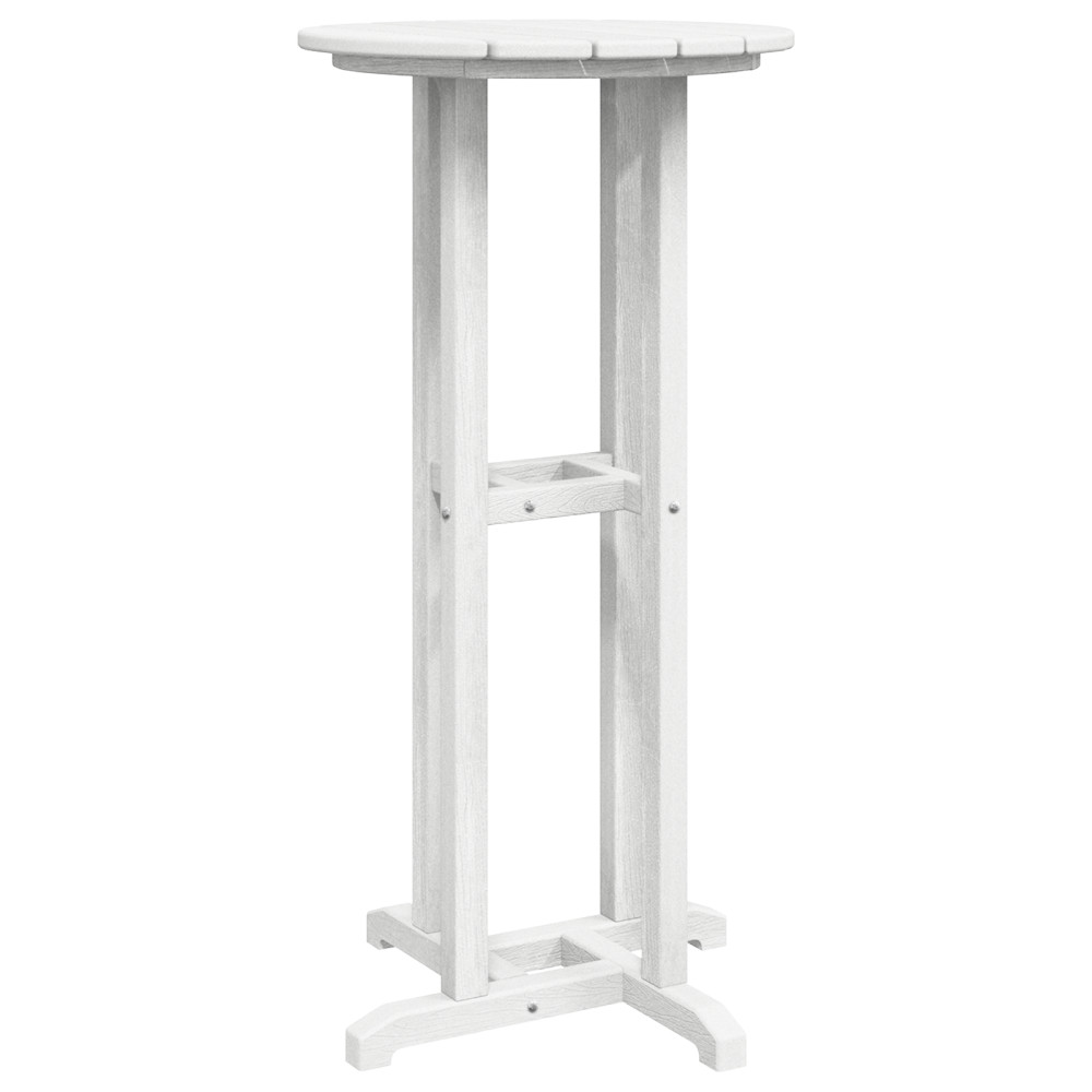 Produktbild för Barbord Vit 55 x 55 x 107 cm polyeten