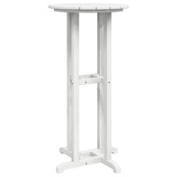 Produktbild för Barbord Vit 55 x 55 x 107 cm polyeten