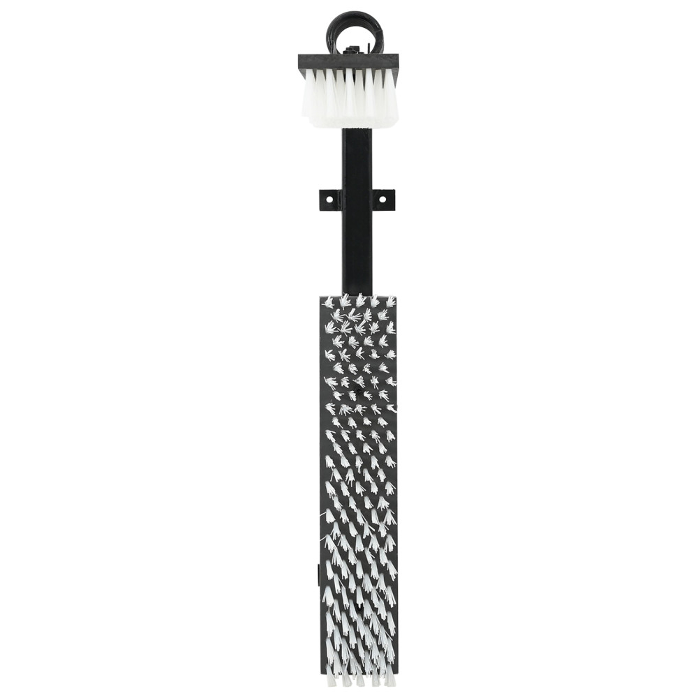 Produktbild för Kossborstar Justerbar Svart och Vitt 84 x 10 x 91 cm PVC