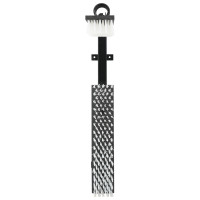Produktbild för Kossborstar Justerbar Svart och Vitt 84 x 10 x 91 cm PVC