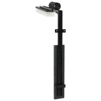 Produktbild för Kossborstar Justerbar Svart och Vitt 84 x 10 x 91 cm PVC
