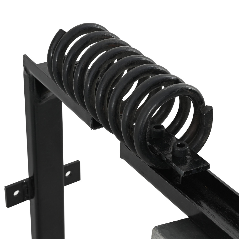 Produktbild för Kossborstar Justerbar Svart och Vitt 84 x 10 x 91 cm PVC
