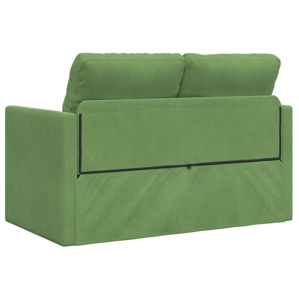 Produktbild för Soffsäng Ljusgrön 204 x 122 x 60 cm Sammet