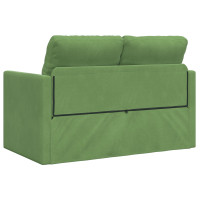 Produktbild för Soffsäng Ljusgrön 204 x 122 x 60 cm Sammet