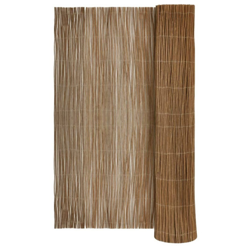 vidaXL Pilträdsgärde Naturfärg 120 x 500 cm Pilträ