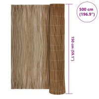 Produktbild för Pilträdsgärde Naturfärg 150 x 500 cm Pilträ