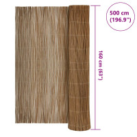 Produktbild för Pilträdsgärde Naturfärg 160 x 500 cm Pilträ