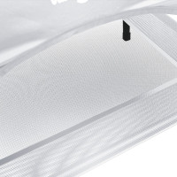 Produktbild för Hundsäng Silvergrå 104 x 86 x 84,5 cm Stål