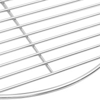 Produktbild för Grillgaller Silver 43 x 43 cm Rostfritt stål