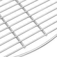 Produktbild för Grillgaller Silver 57 x 57 cm Rostfritt stål