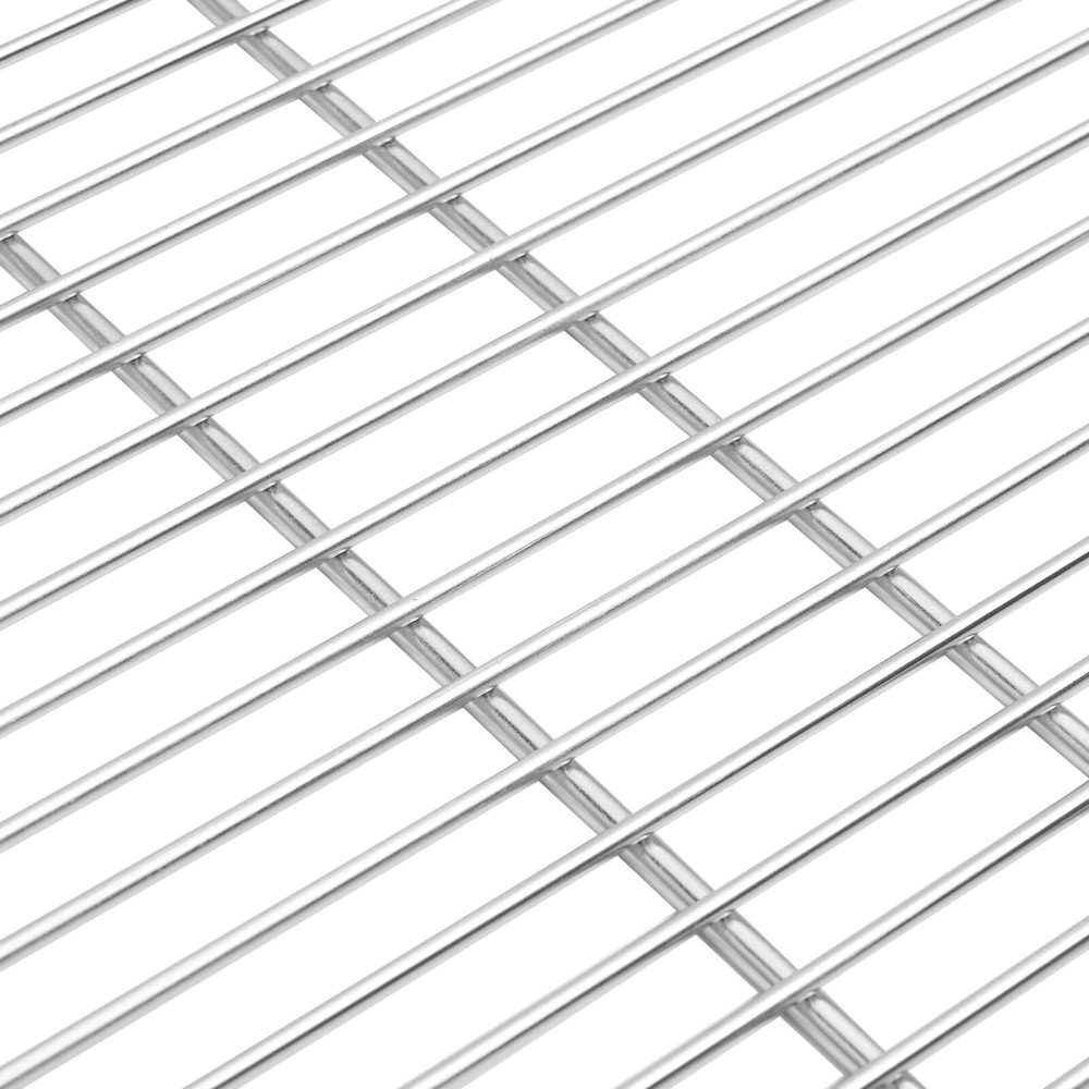 Produktbild för Grillgaller Silver 60 x 60 cm Rostfritt stål