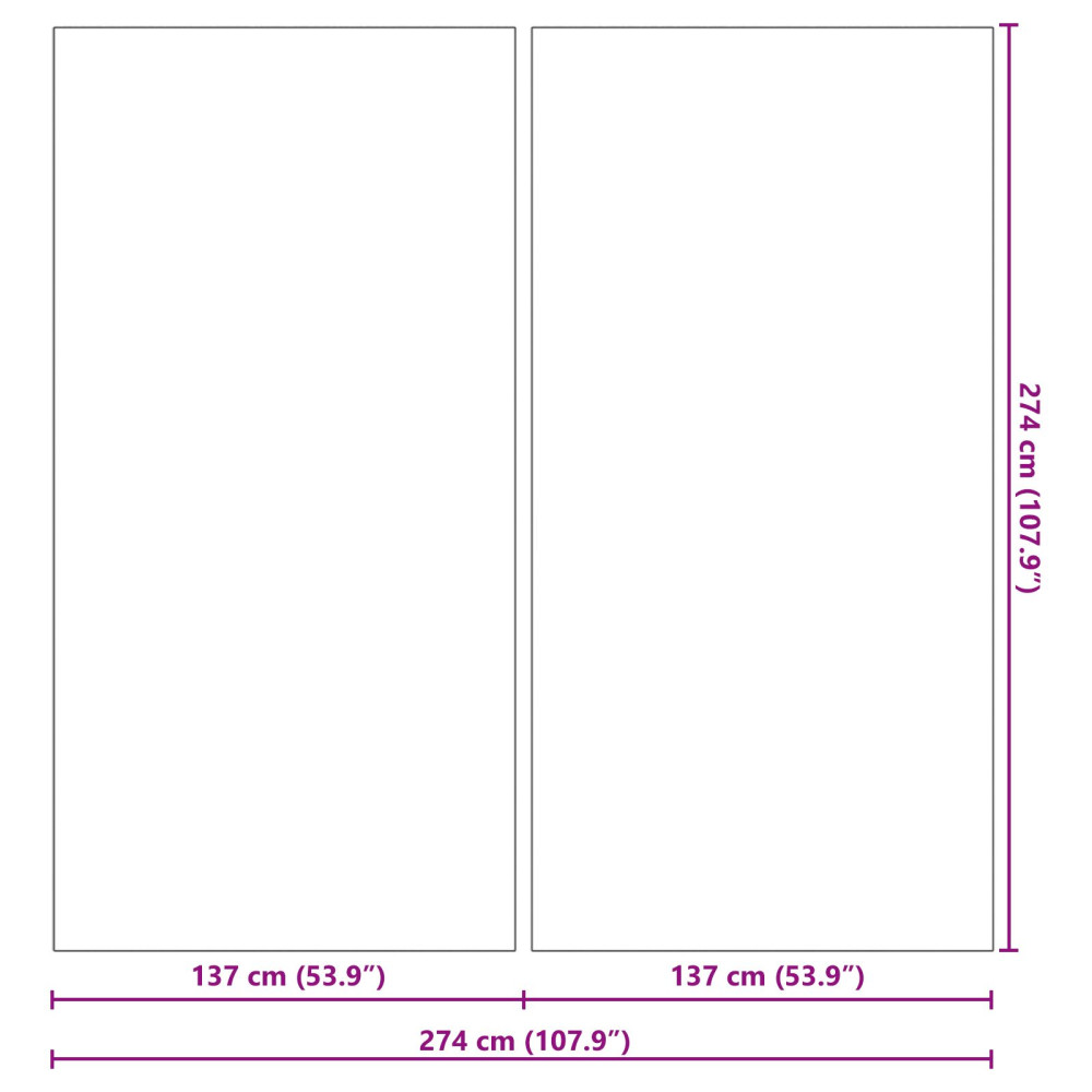 Produktbild för Bottenmatta för pool 274 x 274 x 0,1 cm Syntetiskt tyg
