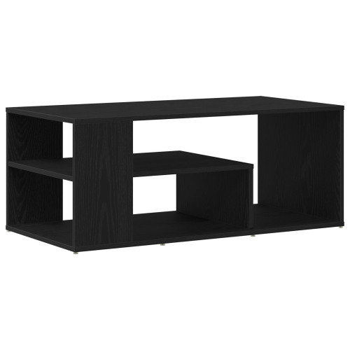 vidaXL Kaffeebord Svart Ek 100 x 50 x 40 cm Konstruerat trä