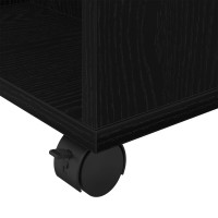 Produktbild för Förvaringsskåp Svart Ek 60 x 53 x 72,5 cm Konstruerat trä