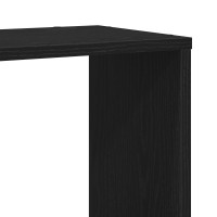 Produktbild för TV-bänkset Svart Ek 100 x 24 x 124,5 cm Konstruerat trä
