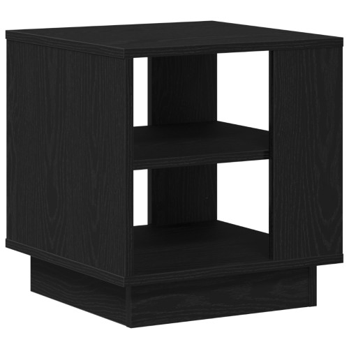 vidaXL Kaffeebord Svart Ek 40 x 40 x 43 cm Konstruerat trä
