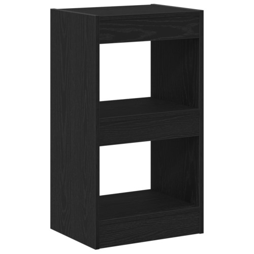 vidaXL Bokskåp Svart Ek 40 x 30 x 71,5 cm Konstruerat trä