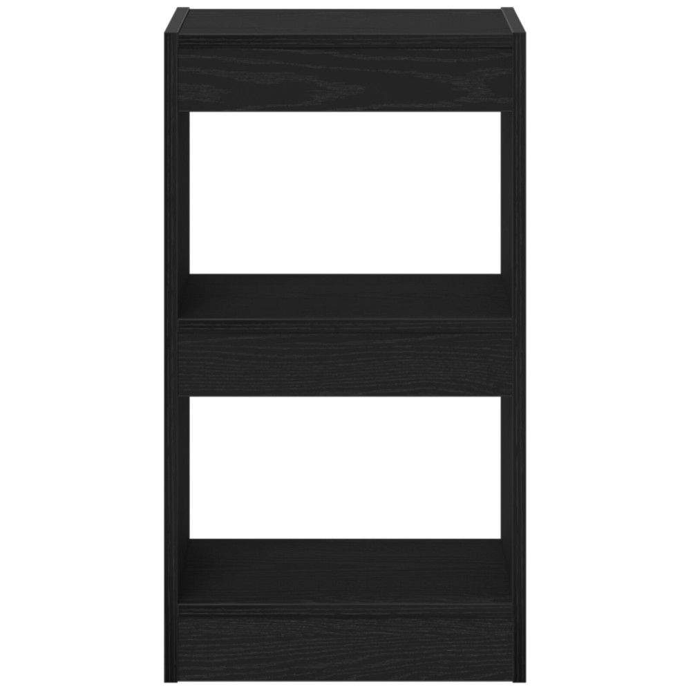 Produktbild för Bokskåp Svart Ek 40 x 30 x 71,5 cm Konstruerat trä