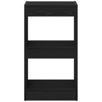 Produktbild för Bokskåp Svart Ek 40 x 30 x 71,5 cm Konstruerat trä