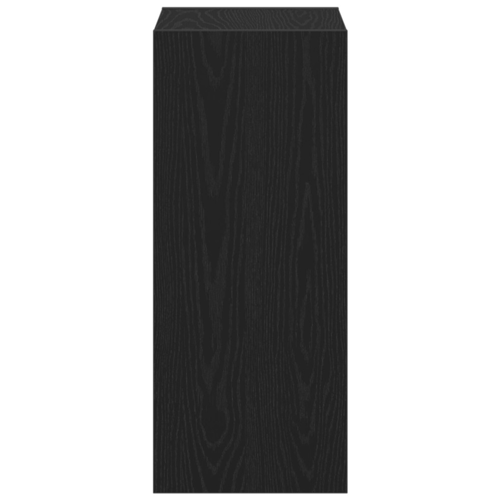 Produktbild för Bokskåp Svart Ek 40 x 30 x 71,5 cm Konstruerat trä