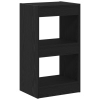 Produktbild för Bokskåp Svart Ek 40 x 30 x 71,5 cm Konstruerat trä