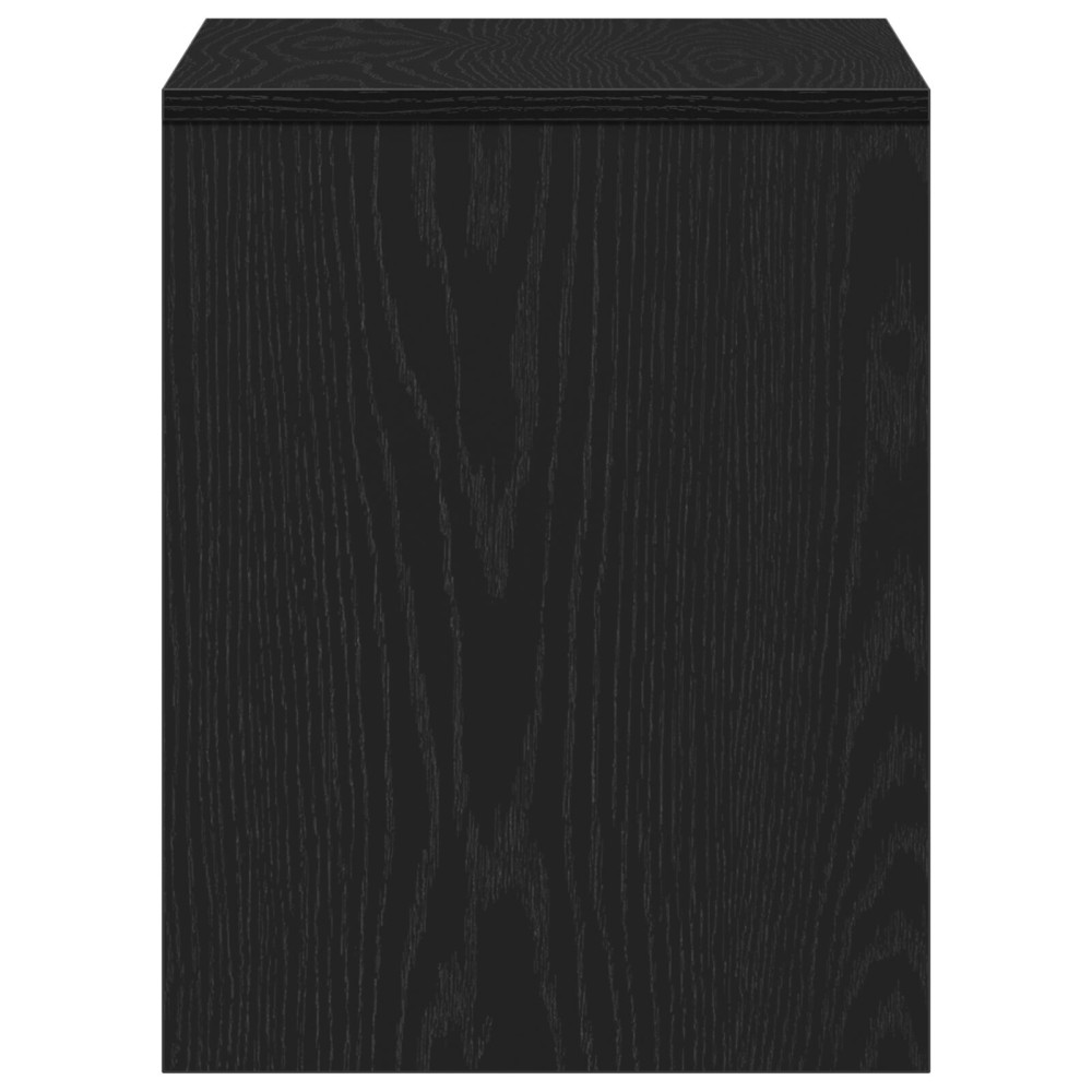 Produktbild för Klädstol Svart ek 70 x 35 x 45 cm Konstruerat trä