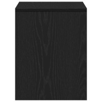 Produktbild för Klädstol Svart ek 70 x 35 x 45 cm Konstruerat trä
