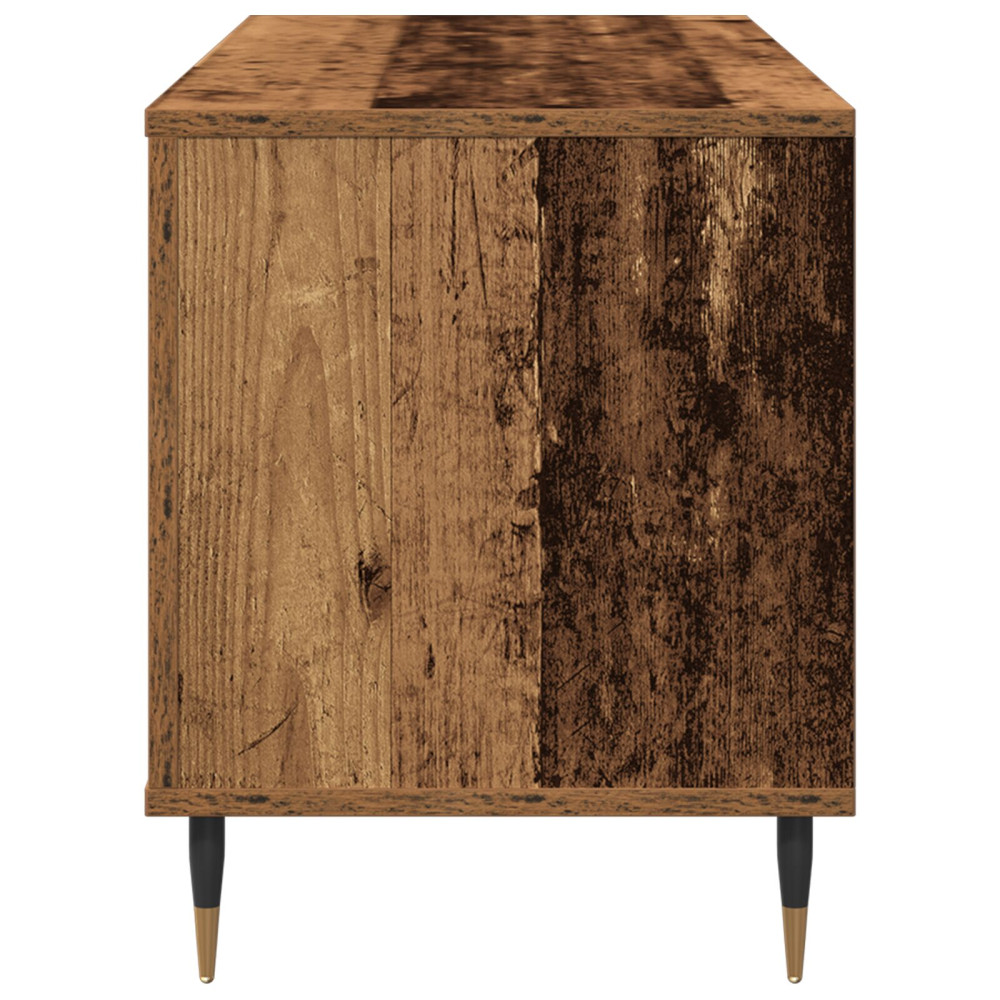 Produktbild för Skivskåp med hylla artisan ek 100 x 38 x 48 cm Konstruerat trä