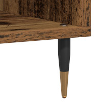 Produktbild för Skivskåp med hylla artisan ek 100 x 38 x 48 cm Konstruerat trä