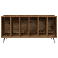 Produktbild för Skivskåp med hylla artisan ek 100 x 38 x 48 cm Konstruerat trä