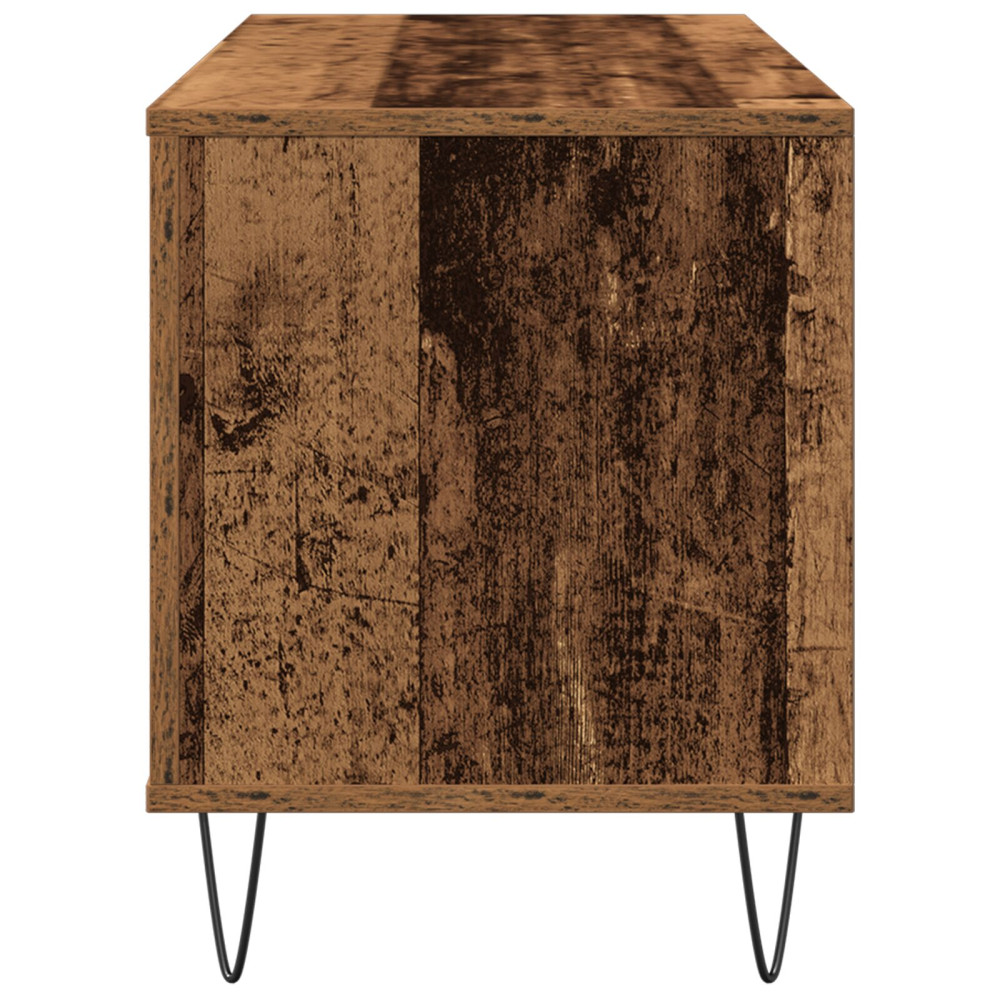 Produktbild för Skivskåp med hylla artisan ek 100 x 38 x 48 cm Konstruerat trä