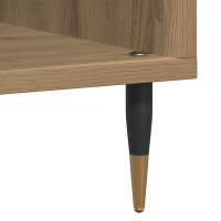 Produktbild för Skivskåp med hylla Gammalt trä 85 x 38 x 89 cm Konstruerat trä