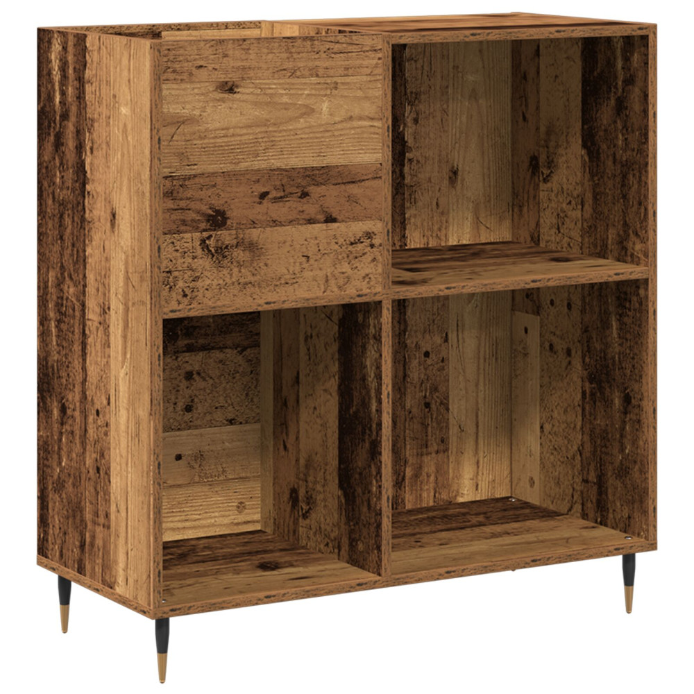 Produktbild för Skivskåp med hylla artisan ek 85 x 38 x 89 cm Konstruerat trä