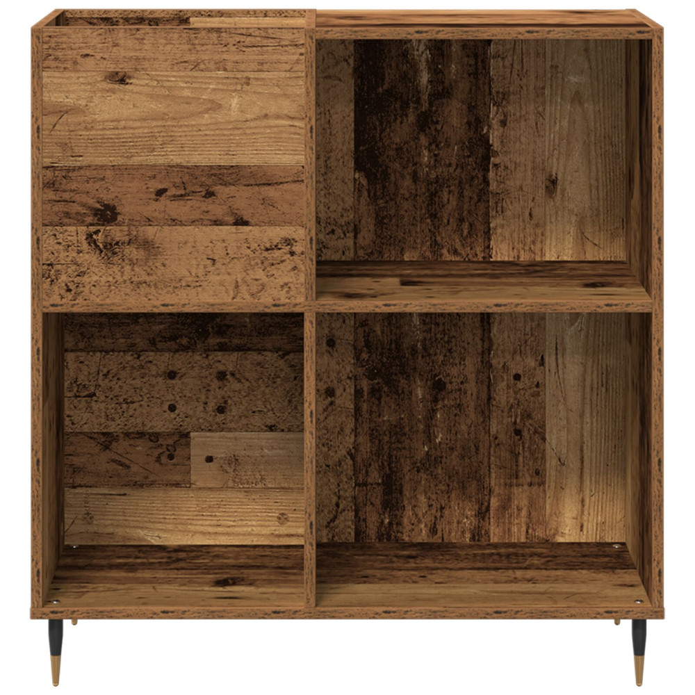 Produktbild för Skivskåp med hylla artisan ek 85 x 38 x 89 cm Konstruerat trä