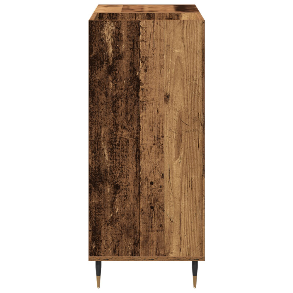 Produktbild för Skivskåp med hylla artisan ek 85 x 38 x 89 cm Konstruerat trä