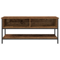 Produktbild för TV-bänkset Gammalt trä 100 x 35 x 45 cm Konstruerat trä