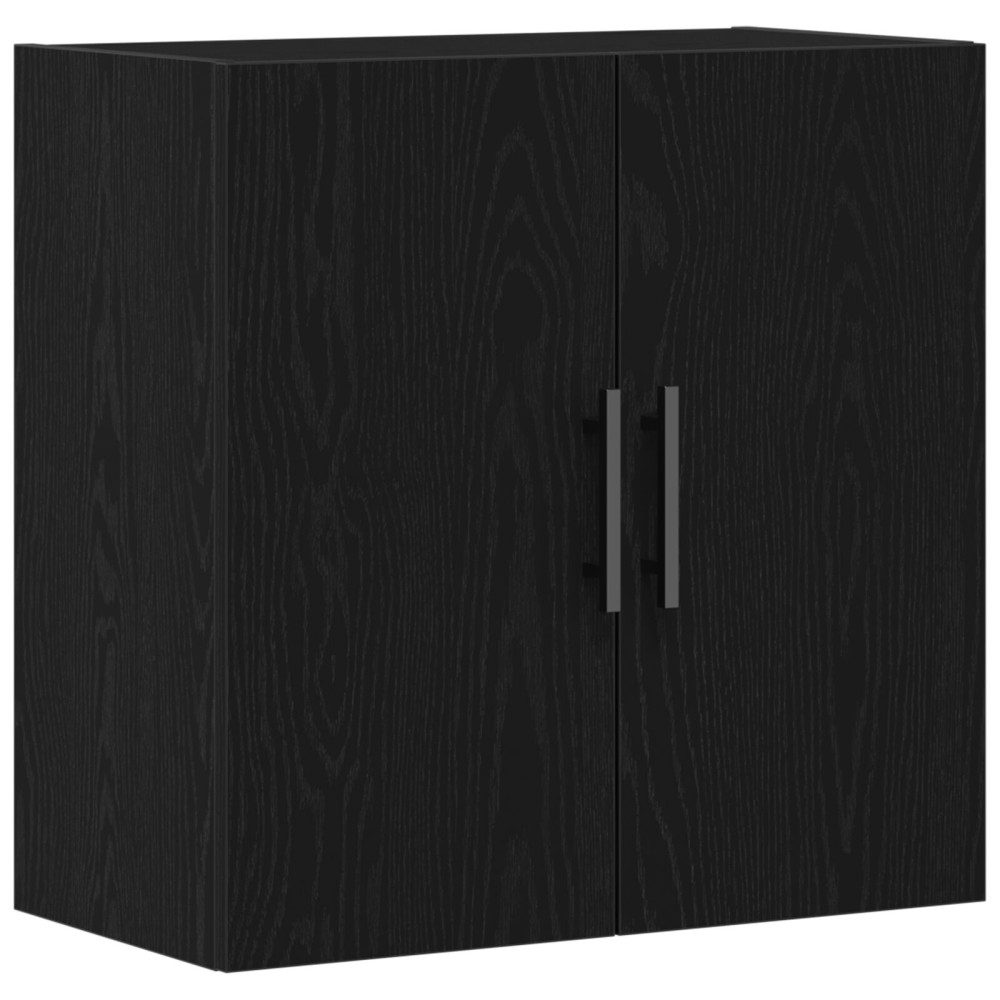 Produktbild för Väggskåp Svart Ek 60 x 31,5 x 60 cm Konstruerat trä