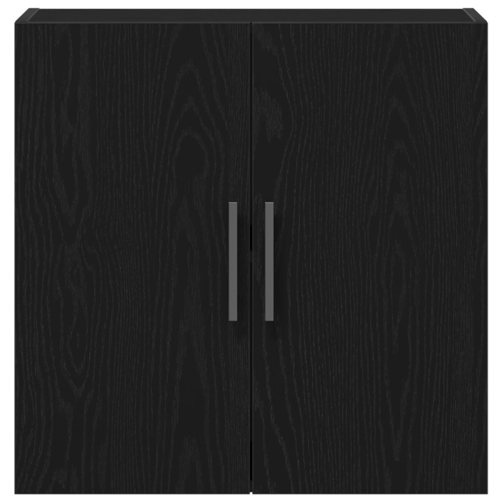 Produktbild för Väggskåp Svart Ek 60 x 31,5 x 60 cm Konstruerat trä