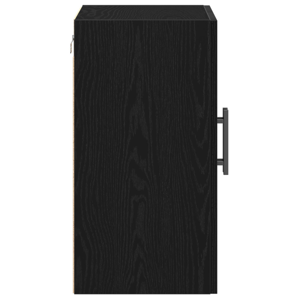 Produktbild för Väggskåp Svart Ek 60 x 31,5 x 60 cm Konstruerat trä