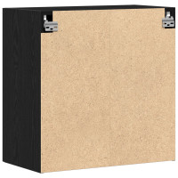 Produktbild för Väggskåp Svart Ek 60 x 31,5 x 60 cm Konstruerat trä