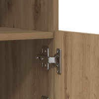 Produktbild för LED-sido bord Artisan-ek 81 x 37 x 100 cm Konstruerat trä