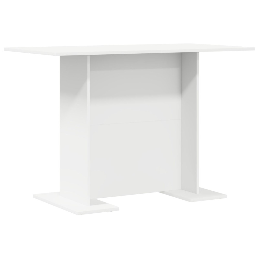 Produktbild för Matbord Vit 110 x 60 x 75 cm Konstruerat trä