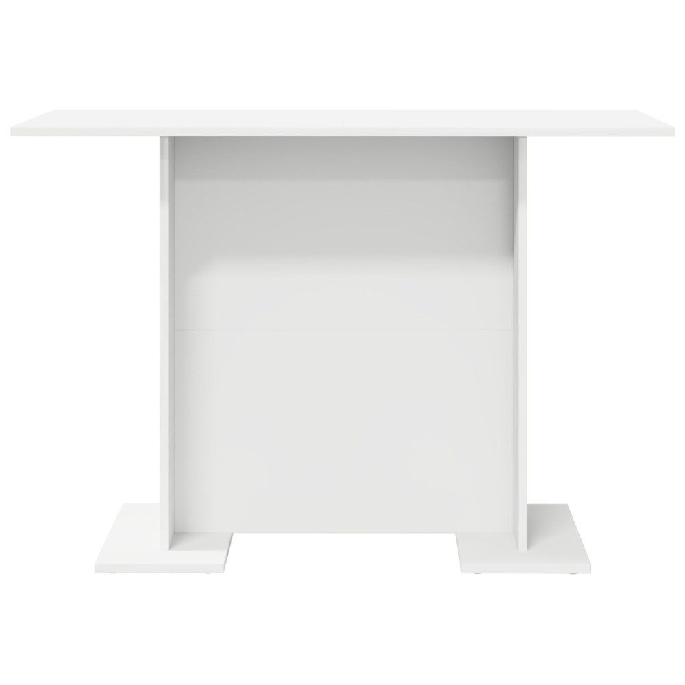 Produktbild för Matbord Vit 110 x 60 x 75 cm Konstruerat trä