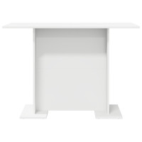 Produktbild för Matbord Vit 110 x 60 x 75 cm Konstruerat trä